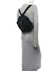 Nylon Vela Small Backpack Black