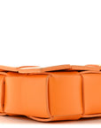 Nappa Maxi Intreccio Cassette Bag Tangerine