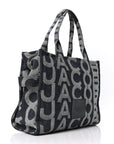 Denim Jacquard Large The Monogram Tote Bag Denim Blue