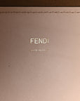 Vitello King Plexiglass Logo Embossed Medium FNDI Sunshine Shopper Tote Light Rose