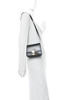 Box Calfskin Small Classic Box Flap Bag Black