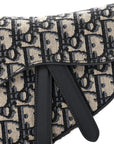 Oblique Mini Saddle Bag Blue