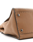 Cuoio Romano Selleria Bi-Color Large Peekaboo Iconic Satchel Mou Deserto