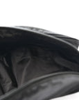 Recycled Sport Nylon Logo Embroidered Wheel Beltpack Black