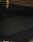 Coated Canvas BB Monogram Large Signature East West Shopper Bag Beige Brown
