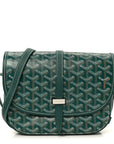 Goyardine Belvedere II PM Messenger Bag Green