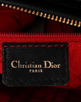 Lambskin Cannage Medium Lady D1OR Black
