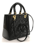Patent Cannage Medium Lady D1OR Black