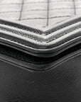 Caviar Quilted New Medium Boy Flap Black