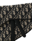 Oblique Saddle Bag Blue