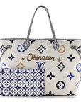 Monogram Canvas By The Pool Okinawa 2.0 Neverfull GM Blue