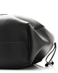 Smooth Calfskin Cuir Triomphe Cabas Drawstring Black