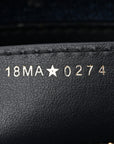 Denim Oblique Groove 20 Bag Blue