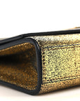 Metallic Calfskin Small Classic Monogram Kate Tassel Satchel Gold
