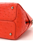 Ostrich Large Open Bar Tote Orange