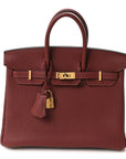 Togo Birkin 25 Rouge H