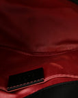 Velvet Matelasse Mini GG Marmont Shoulder Bag Black