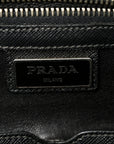 Saffiano Travel Briefcase Black