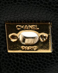 Caviar Quilted Jumbo Single Flap Black
