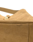Suede Lizard Embossed Small Le 5 A 7 Soft Hobo Dark Pistachio