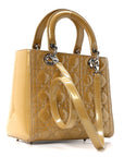 Patent Cannage Medium Lady D1OR Beige
