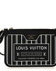 Calfskin Neverfull Inside Out MM Pochette Black