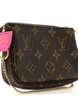 Monogram 2022 Christmas Animation Seoul Mini Pochette Accessories Fuchsia