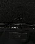 Grained Lambskin Monogram Large Niki Chain Satchel Black
