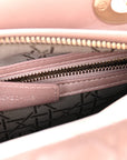 Pearly Lambskin Cannage Medium Lady D1OR Lotus