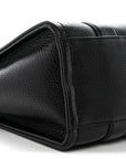Grained Calfskin Small The Tote Bag Black