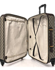 GG Supreme Monogram Web Medium Savoy Trolley Beige Ebony