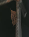 Calfskin Maxi Intreccio Cassette With Strap Bag Dark Green