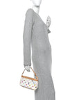 Monogram Multicolor Pochette Accessories White
