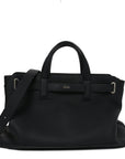 Icons Calfskin Medium Normandie Tote Black
