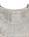 Crystal Vitello Laminato Suede FF Nano FNDIgraphy Hobo Charm Grey