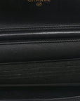 Caviar Quilted CC Filigree Wallet On Chain WOC Black
