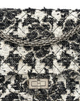 Tweed Camellia Quilted 2.55 Reissue 226 Flap Ecru