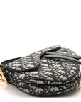 Oblique Saddle Bag Blue