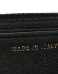 Caviar Quilted CC Filigree Wallet On Chain WOC Black