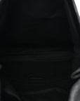 Arena Calfskin Medium Monaco Chain Shoulder Bag Black