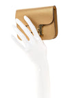 Metallic Chevre Chamkilight Constance Slim Wallet Dore