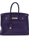 Taurillon Clemence Birkin 35 Iris