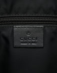GG Supreme Monogram Web Messenger Bag Black