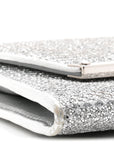 Glitter Margot Clutch Silver