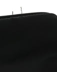 Saffiano Tessuto Nylon Mini Bucket Crossbody Bag Black