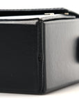 X MARC JACOBS Nappa Logo Baguette Soft Trunk Bag Black