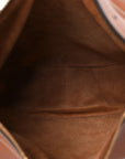 Supple Calfskin Medium Triomphe Heloise Shoulder Bag Tan