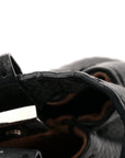 Cuoio Romano Selleria Bi-Color Medium Peekaboo Iconic Satchel Black Mou