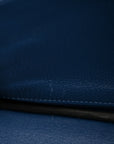 Epsom Tri-Color Birkin 25 Deep Bleu Bleu Hydra Black