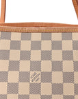 Damier Azur Neo Neverfull MM Rose Ballerine